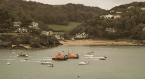 Passing SS lifeboat house